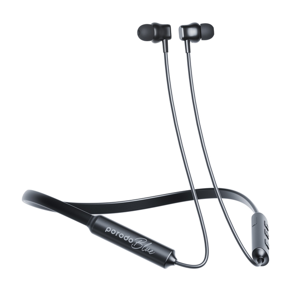 Porodo Audio Black / Brand New Porodo Blue ENC Neckband In-Ear Earphones