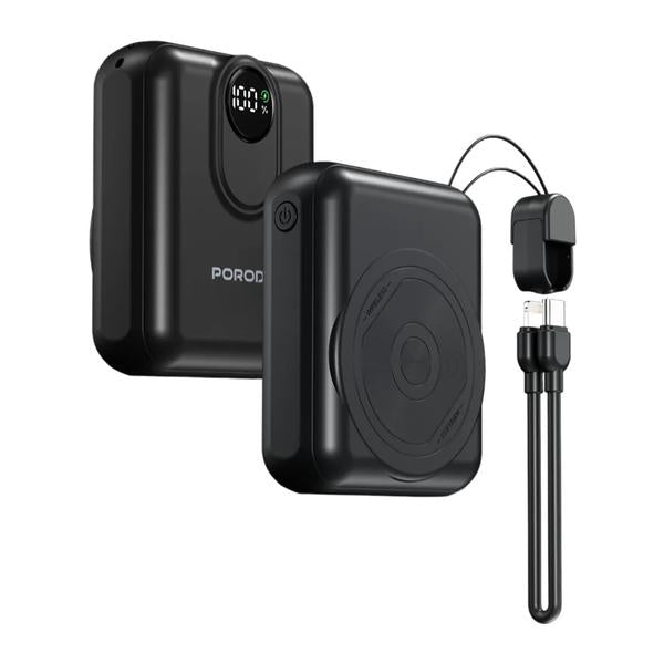 Porodo Electronics Accessories Black / Brand New Porodo 10000mAh MagSafe Power Bank