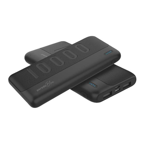 Porodo Electronics Accessories Black / Brand New Porodo Blue 10000mAh Slim Power Bank Dual USB-A Output