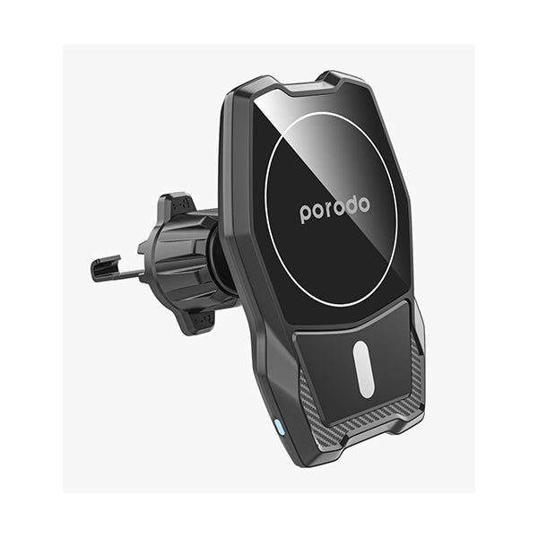 Porodo Electronics Accessories Black / Brand New Porodo, MagSafe Car Mount with Air Vent And Extension Stand