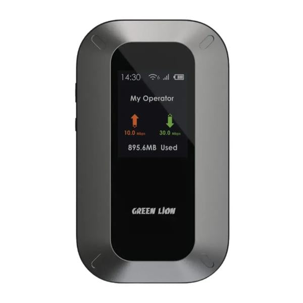 Porodo Networking Brand New Green Lion Portable Mifi Router - GNMIFI6RTRBK