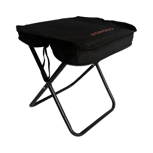 Porodo Outdoor Recreation Black / Brand New Porodo Lifestyle Quick-Fold Portable Camping Seat, 100KG Max Weight, Stable X-Frame, Comfort Seat Height, PDLFSTZDY