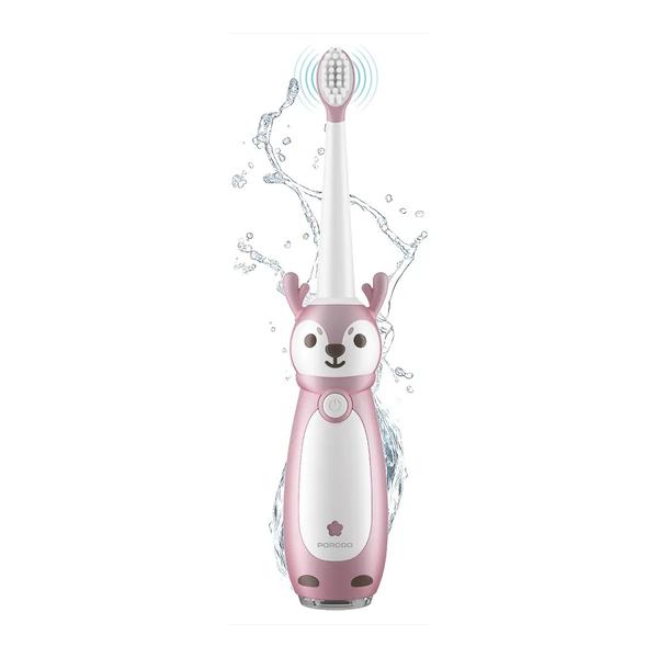 Porodo Personal Care Pink / Brand New Porodo Lifestyle Kids Electric Toothbrush, PDLFSTK12