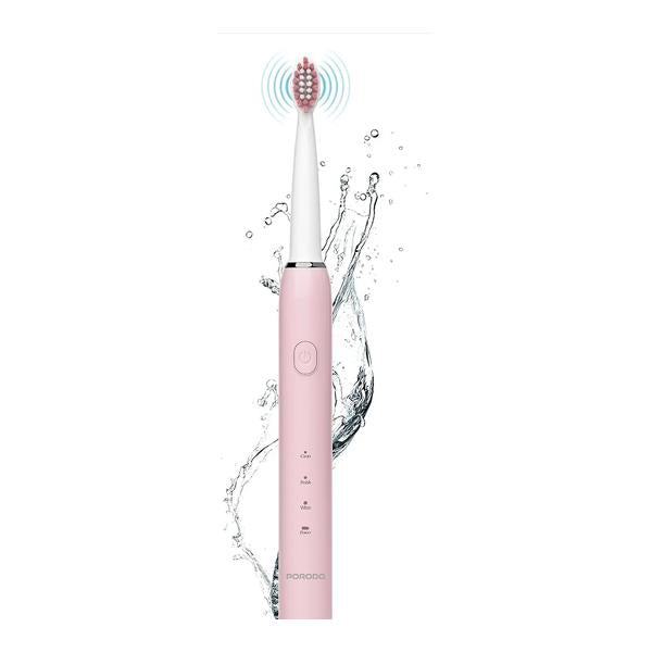 Porodo Personal Care Pink / Brand New Porodo Lifestyle W-Sonic Electric Toothbrush, PDLFST905