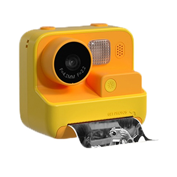 Porodo Yellow / Brand New Porodo Kids Print Camera 48MP 1080P 800mAh 3+AGES