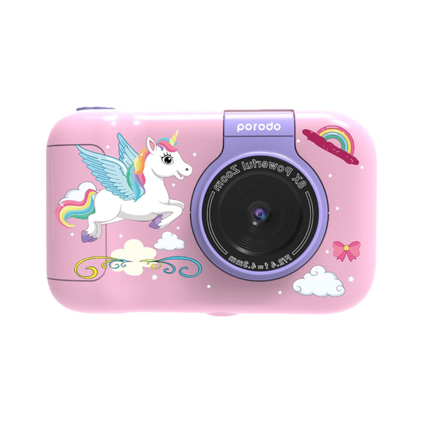 Porodo Pink / Brand New Porodo Lifestyle Kids Flip Digital Camera With Tripod Stand, PD-LFST014