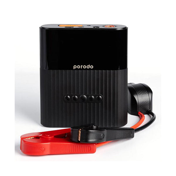 Porodo Vehicle Parts & Accessories Black / Brand New Porodo, Multi-Functional Jump Starter with Air Pump 8800mAh