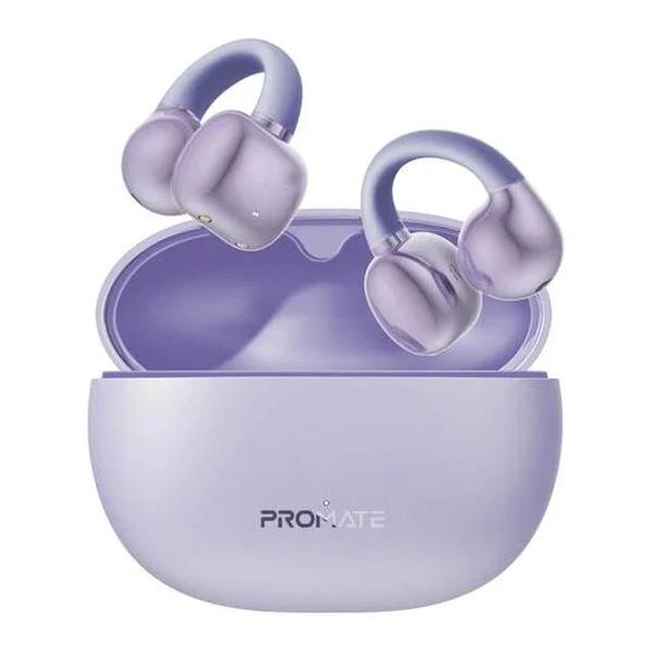 Promate Audio Purple / Brand New Promate AirClip AudioFit Open Ear Clip On TWS Earbuds w/ IntelliTouch