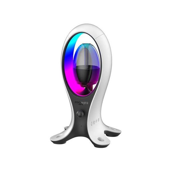 Promate Audio Brand New / 1 Year Promate Alpha-X Dynamic High Fidelity Dual Mode RGB Speaker w/ Headphone Stand & USB Hub
