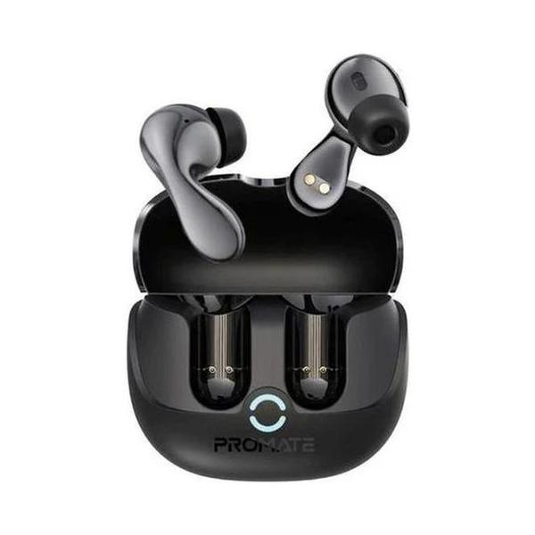 Promate Audio Black / Brand New Promate Baton High-Definition Hybrid ANC TWS Earbuds with IntelliTouch