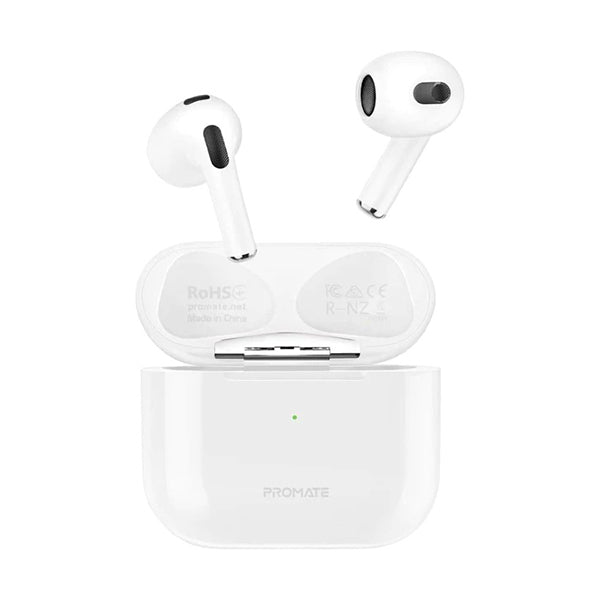 Promate Audio White / Brand New / 1 Year Promate, FREEPODS-2, True Wireless Earbuds