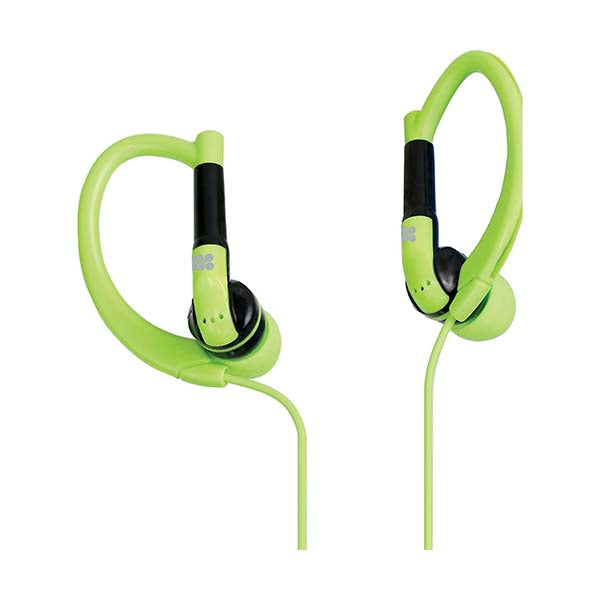 Promate Audio Green / Brand New / 1 Year Promate, Gaudy Sports Headphones In-Ear Earphones Stereo Portable Lightweight for Jogging, Running, Sports, Gym for iPhone and Android Smartphones