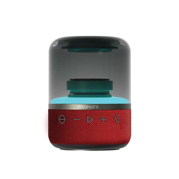 Promate Audio Red / Brand New / 1 Year Promate, Glitz, LumiSound 360° Surround Sound Speaker