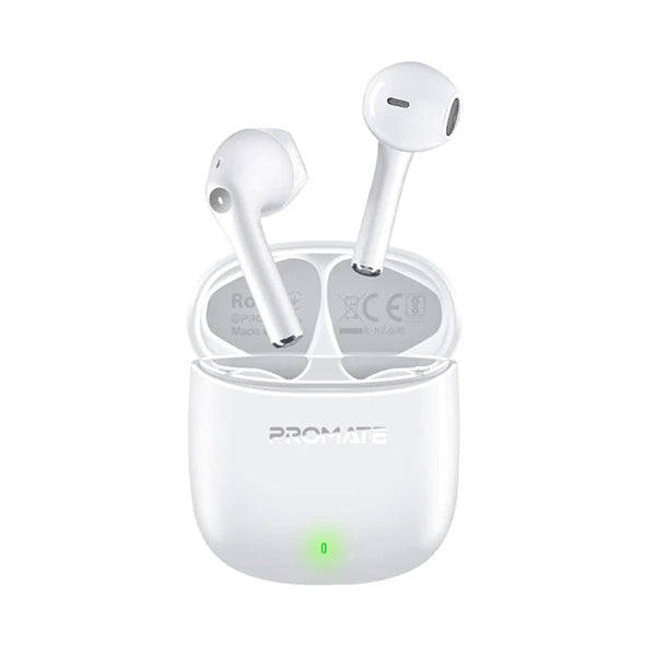 Promate Audio White / Brand New Promate, Lima High Definition ENC TWS Wireless Earbuds with IntelliTouch - LIMA