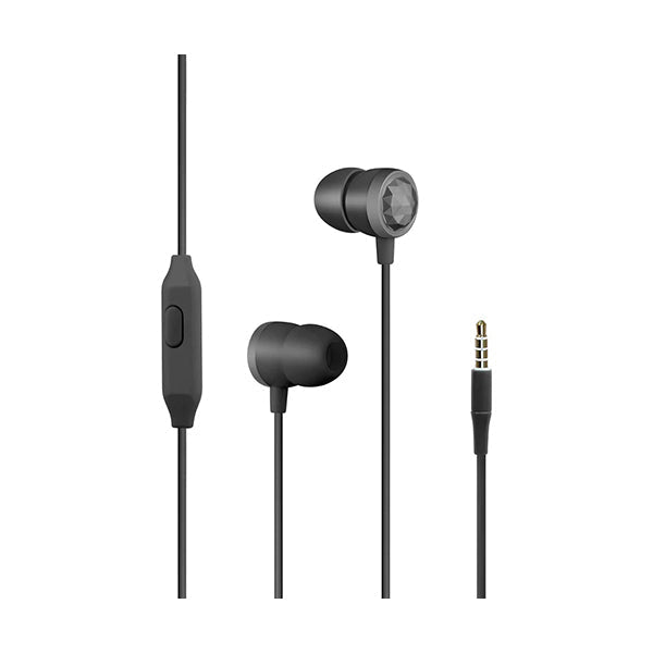 Promate Audio Black / Brand New / 1 Year Promate, Promate In-Ear Wired Headphones, Premium Metallic Hi-Fi Stereo Wired Earphone