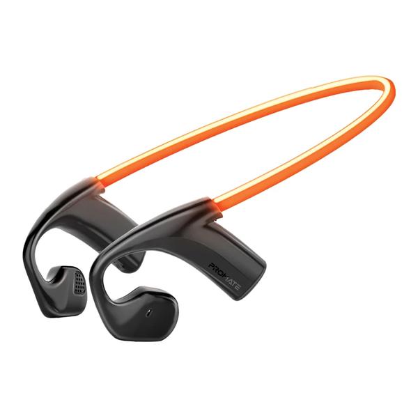 Promate Audio Black / Brand New Promate RippleGlow AudioConduct™ High-Endurance Wireless Neckband Earphones