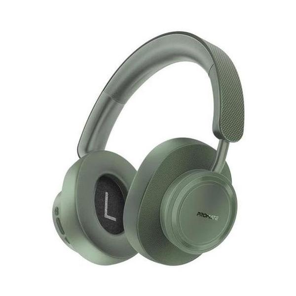 Promate Audio Midnight Green / Brand New / 1 Year Promate Takt High Fidelity Over-Ear Stereo Wireless Headphones