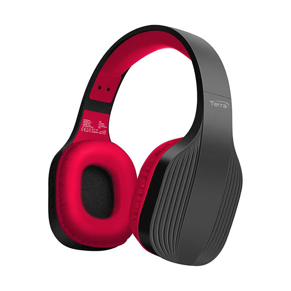 Promate Audio Red / Brand New / 1 Year Promate, Terra, Wireless Bluetooth Headphones