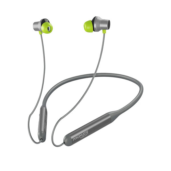 Promate Audio Grey / Brand New / 1 Year Promate, VELCON, High-Definition ANC Wireless Neckband Earphones