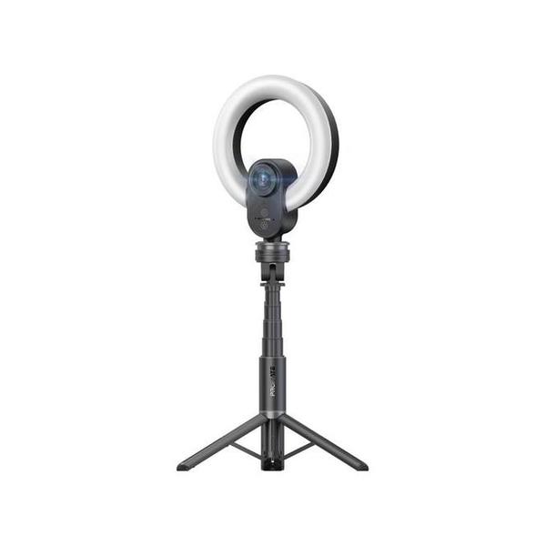 Promate Cameras Brand New / 1 Year Promate VistaCam 2K Ultra-HD Webcam with Built-in Mic & Ring Light and detachable Tripod