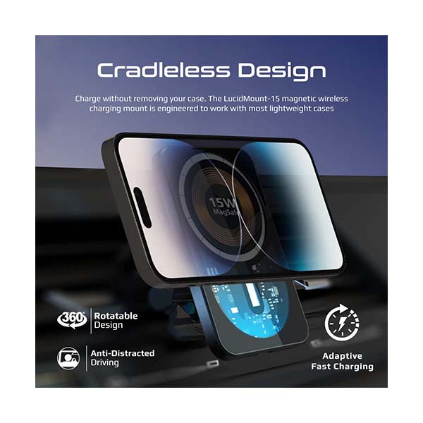 Promate LucidMount-15 15W MagSafe Car Wireless Charger Price