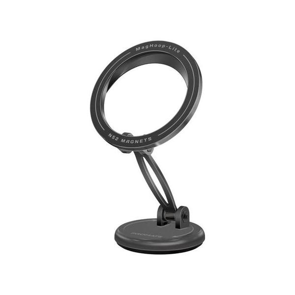 Promate Communications Black / Brand New / 1 Year Promate MAGHOOP-LITE Promate Magnetic Car Mount