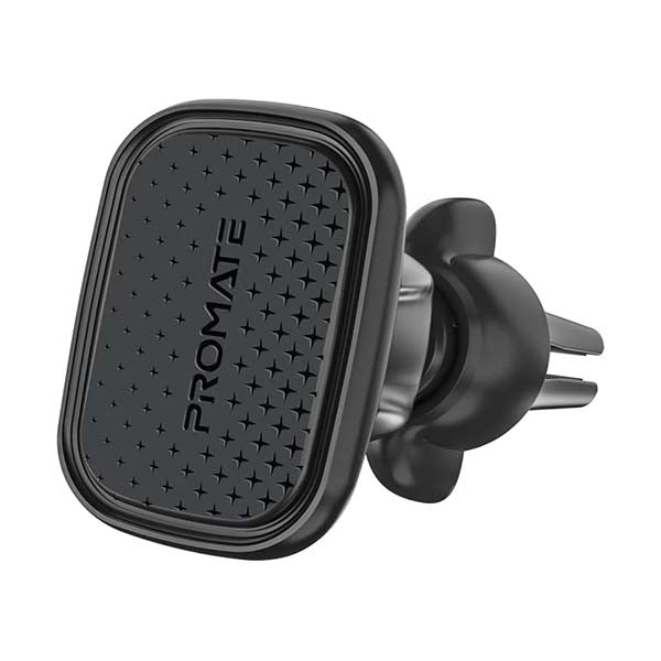 Promate Communications Black / Brand New / 1 Year Promate, VentMag-XL, SecureGrip AC Vent Magnetic Smartphone Holder