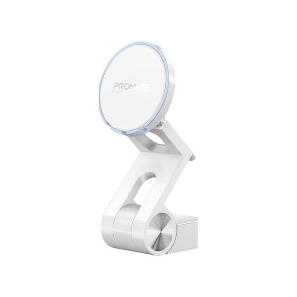 Promate Communications White / Brand New / 1 Year Promate VersaMount MagSafe Compatible Extendable Camera Mount and Foldable Stand