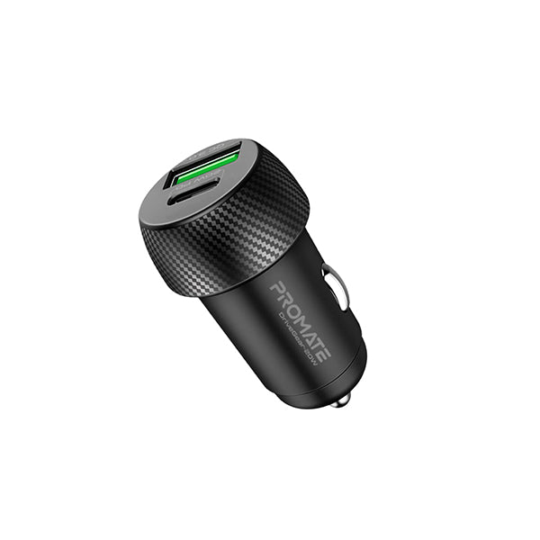 Promate Electronics Accessories Black / Brand New / 1 Year Promate, DriveGear-20W, 20W Quick Charging Mini Car Charger