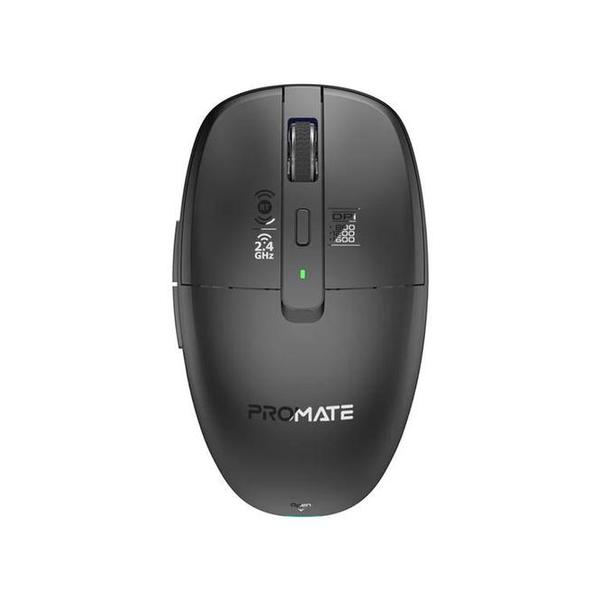 Promate Electronics Accessories Black / Brand New / 1 Year Promate Flixi Dual Mode Wireless Mouse with Rechargeable Battery BT & 2.4GHz Connectivity