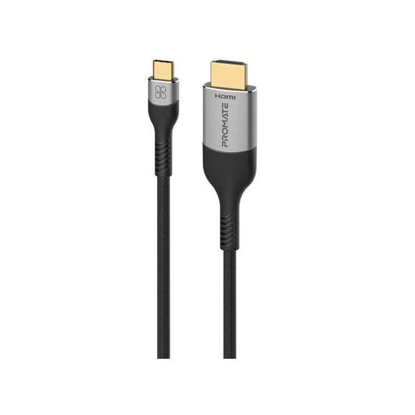 Promate Electronics Accessories Brand New / 1 Year Promate MediaCord-8K 8K CrystalClarity USB-C to HDMI Cable