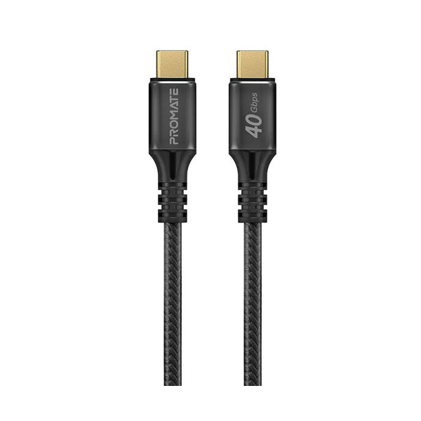 Promate Electronics Accessories Black / Brand New / 1 Year Promate, PowerBolt240-2M, 240W Super Speed Fast Charging USB-C Cable