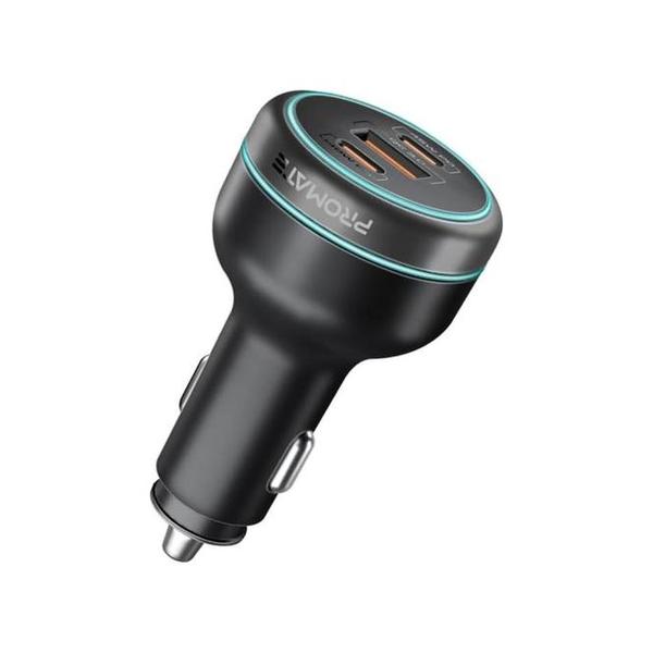Promate Electronics Accessories Black / Brand New / 1 Year Promate PowerDrive-230 230W RapidCharge Car Charger with Dual Power Delivery and Quick Charge Ports