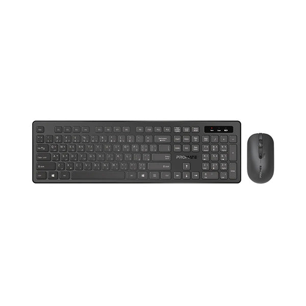 Promate Electronics Accessories Black / Brand New / 1 Year Promate, PROCOMBO-13, Wireless Keyboard and Mouse Combo