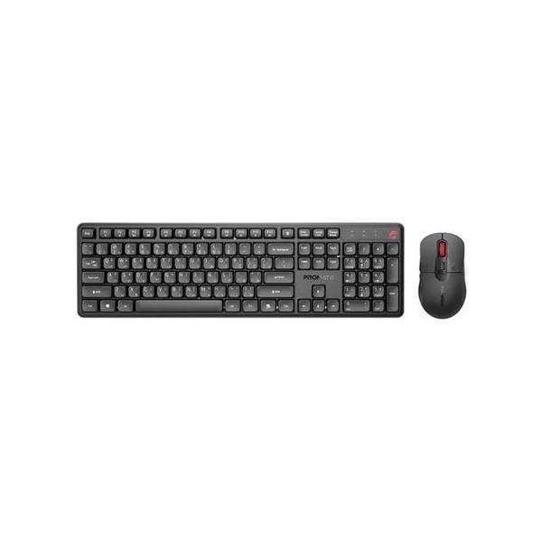 Promate Electronics Accessories Black / Brand New / 1 Year Promate ProCombo-15 Ergonomic Wireless Keyboard with Silent Keys and 5000DPI Mouse