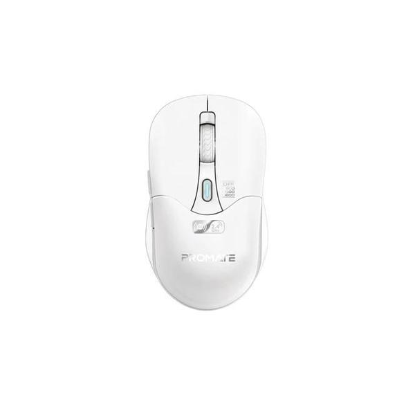 Promate Electronics Accessories White / Brand New / 1 Year Promate, Samo, Dual Mode Rechargeable Wireless Mouse with BT & RF Connectivity