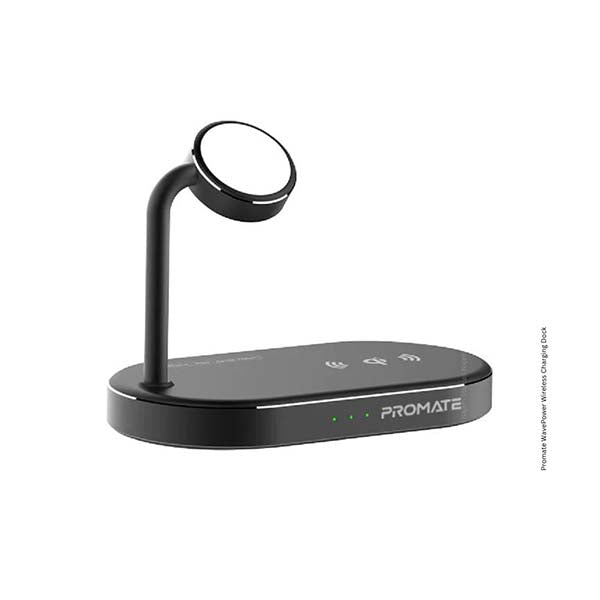 Promate Electronics Accessories Black / Brand New / 1 Year Promate, WavePower, Multi-Device Wireless Charging Dock