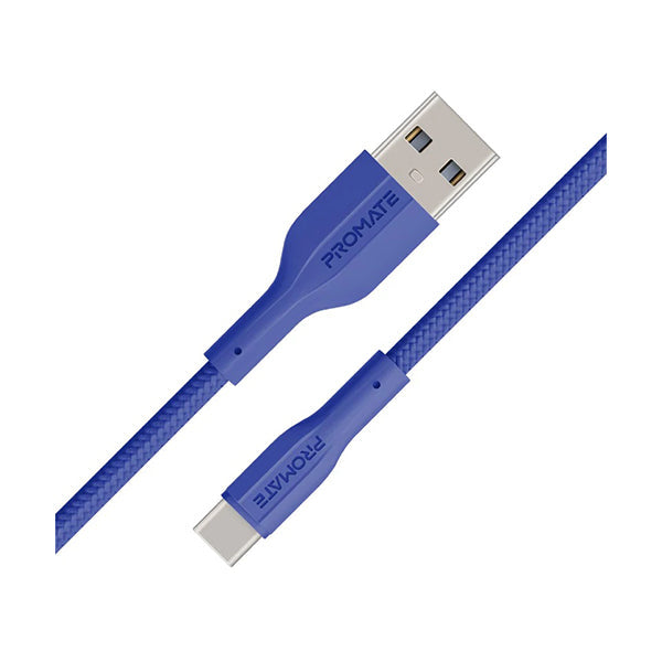 Promate Electronics Accessories Navy / Brand New / 1 Year Promate, XCord-AC, Super Flexible Data, and Charge USB-C Cable