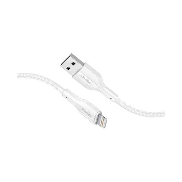 Promate Electronics Accessories White / Brand New Promate XCord-Ai200 High Tensile Strength Data & Charge Cable for Apple Devices