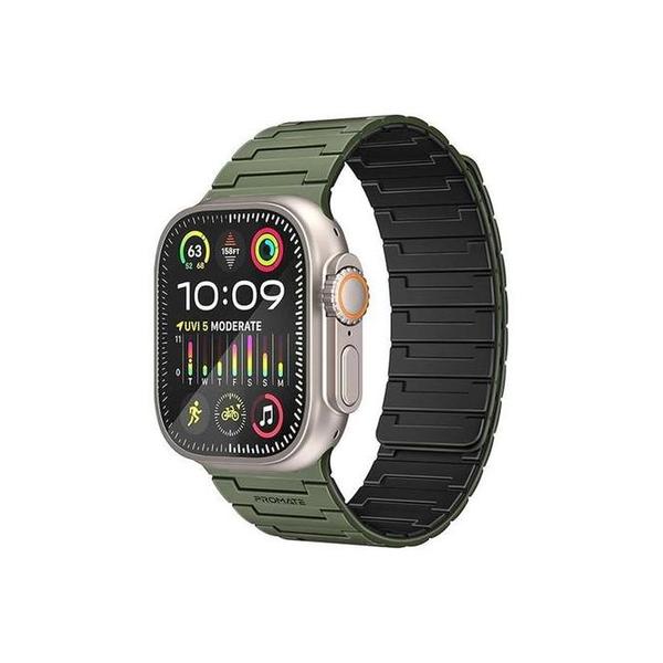 Promate Jewelry MidNightGreen / Brand New Promate MagBand-MS Premium Magnetic Silicone Watch Band