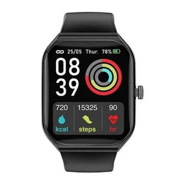 Promate Jewelry Black / Brand New / 1 Year Promate PROWATCH-AM19 1.96" Fitness Tracker Smartwatch with BT Calling