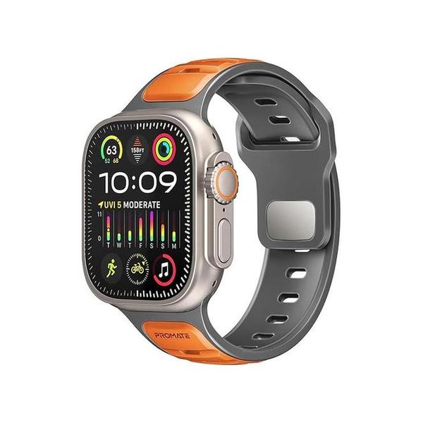 Promate Jewelry Orange / Brand New Promate SiliBand-DC Durable Two-Toned Silicone Sporty Watch Band