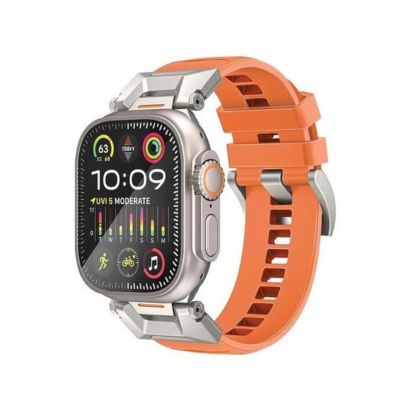 Promate Jewelry Orange / Brand New Promate SilicaBand-Pro Premium Sports FKM Flouro-Rubber Watch Band