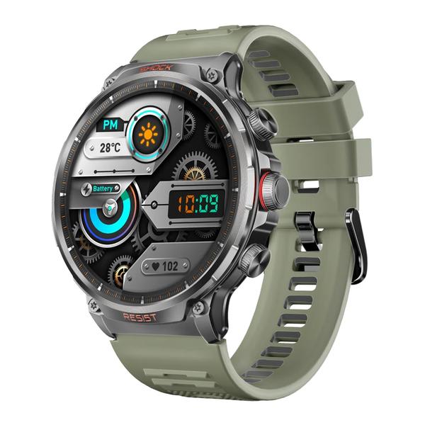 Promate Jewelry Midnight Green / Brand New / 1 Year Promate XWATCH-R20 Tough-Built Fitness Tracker Smartwatch with BT Calling