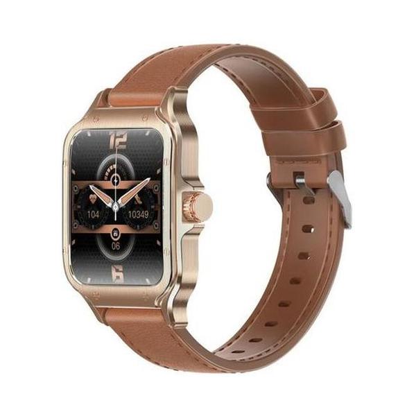 Promate Jewelry Gold / Brand New / 1 Year Promate XWatch-RM ActivLife Curved AMOLED Screen Smartwatch with BT Calling