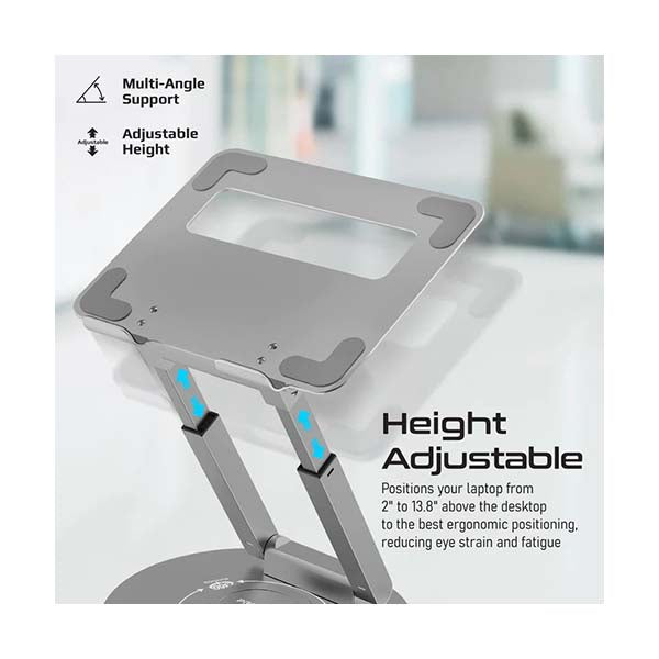 Promate DeskMate-6 Ergonomic Multi-Level Laptop Stand Price in Lebanon ...