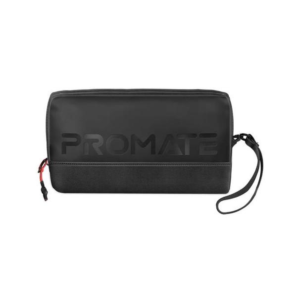 Promate Pouch Bag Black / Brand New / 1 Year Promate, Lightweight Tech Essential Organizer Pouch Bag with Multiple Pockets, VALI