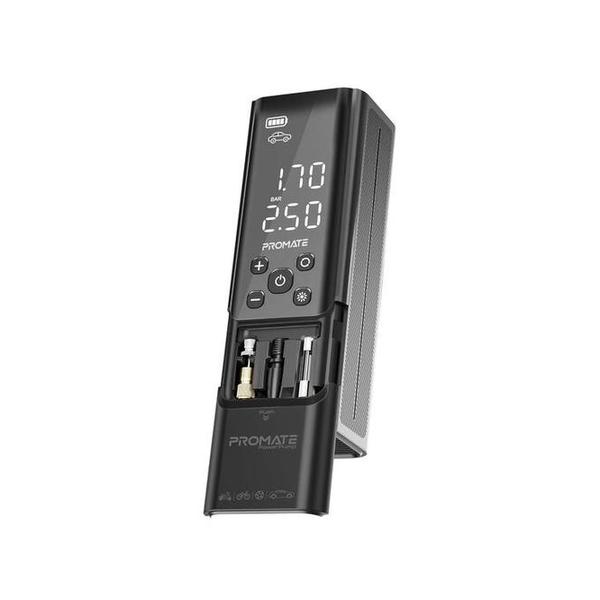 Promate Tools Black / Brand New Promate PowerPump 150PSI Portable Air Compressor Power Bank w/ LED Flashlight