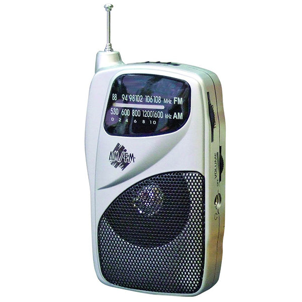 Quantum Audio Silver / Brand New Quantum AM / FM Radio Portable - C6