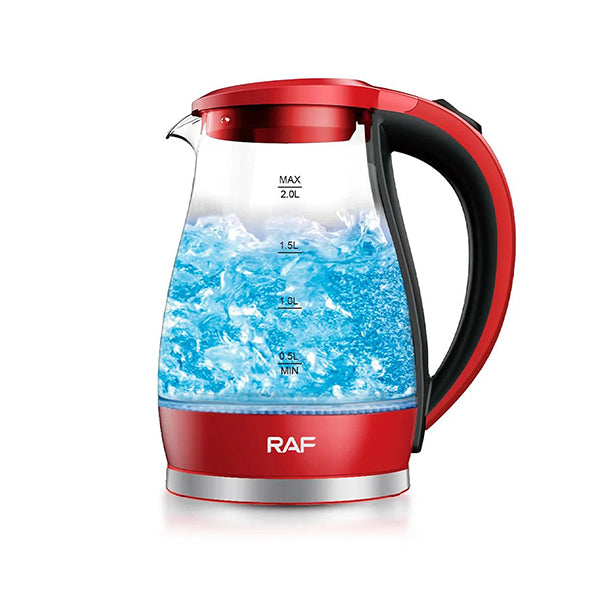 RAF Kitchen & Dining Red / Brand New RAF Electric Glass Kettle R-7820
